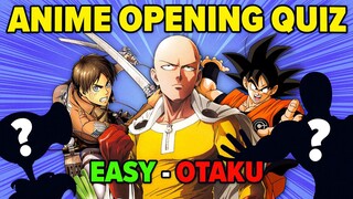 ANIME OPENING QUIZ - 50 OPENINGS [EASY - OTAKU]