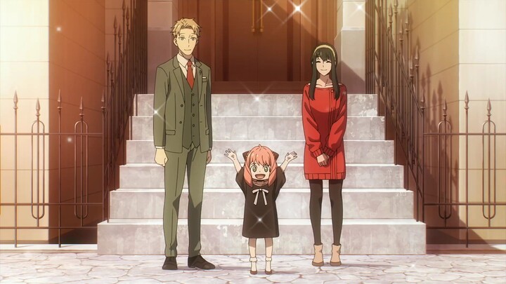 all spy x family moment to yor forger with anya & twilight as loid forger