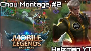 Mobile Legends Bang Bang - Chou Montage #2 - PRO KICK BACK AND MORE OUT PLAYS!!