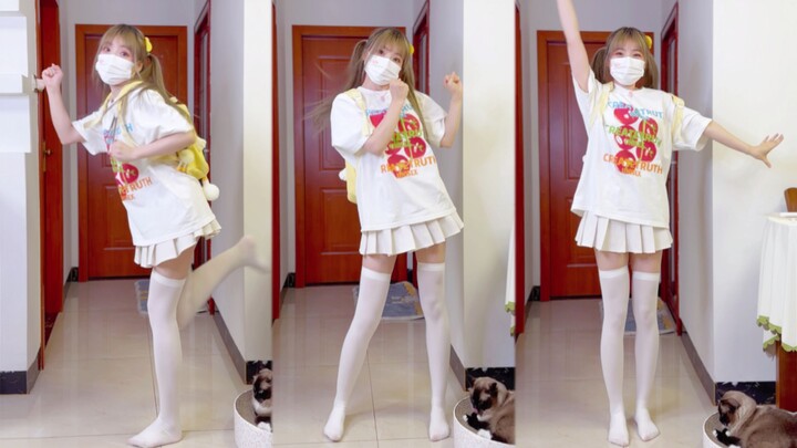 วู้ วู้ วู้ เมื่อการเต้นรำสิ้นสุดลง ผ้าไหมสีขาวก็ถูกแมวเกี่ยวจนหมด!