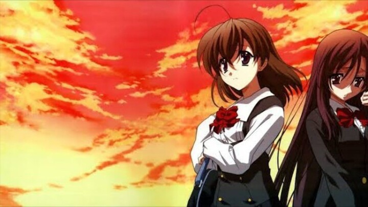 Anime School days MC ini tiba2 di cium seorang laki2 ini di tepi jalan hutan🔥😊( Lycris x AMV)#