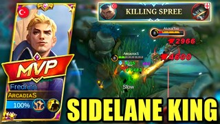 FREDRINN VS NEW BUFFED TERIZLA!! WHO IS THE KING OFFLANER? | FREDRINN MOBILE LEGENDS