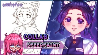 COLLAB with Dari Killty | speedpaint IbispaintX - ซื้อยาคูลท์♥