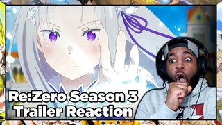 R:ZERO IS BACK AND BETTER THAN EVER!!! | Re:ZERO Season 3 Official Trailer Reaction