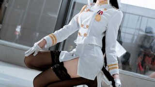 [cos collection] Ms. Sister cosplay Azur Lane Atago Dog, Miss picks up this figure is really super g