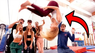 TEACHING HOT GIRLS HOW TO BACKFLIP!