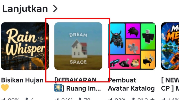 Dream space bagian hutan🥰