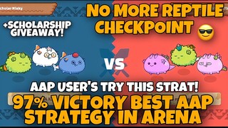 1600 - 2K MMR BEST AAP STRATEGY | AAP AXIE ARENA STRATEGY
