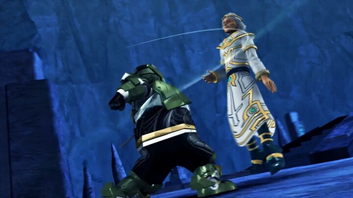 Although he is not the strongest, he must be the bravest. A kitchen knife travels across seven paral