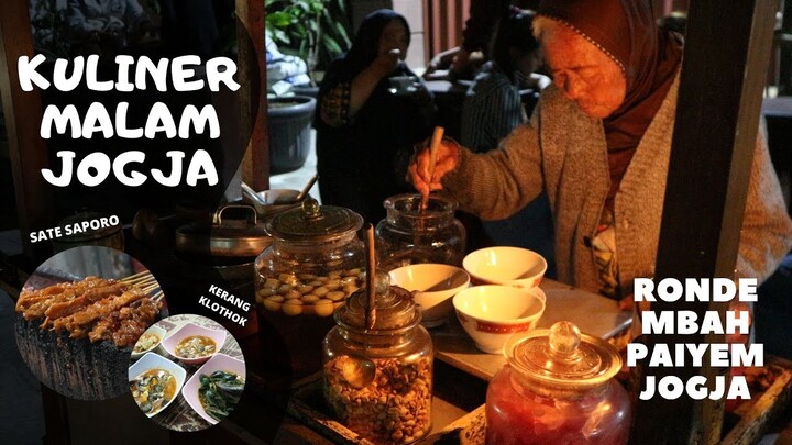 KULINER MALAM JOGJA RONDE LEGENDARIS MBAH PAYEM & SEAFOOD MURAH 10 RIBU