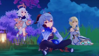 【原神】和甘雨老婆一起看烟花 中秋节快乐！