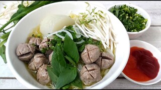 Cách nấu Hủ Tiếu Bò Viên tại nhà hấp dẫn ngon thật dễ dàng