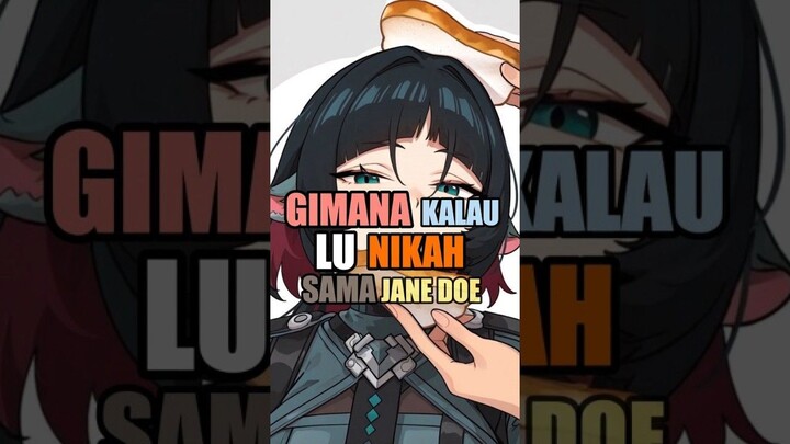 Nikah Sama Jane Doe #anime #shorts