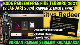 KODE REDEEM FREE FIRE TERBARU 12 JANUARI 2024 HARI INI | KODE REDEEM FF TERBARU 12 JANUARI 2024