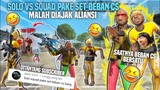 LAGI SOLO VS SQUAD PAKE SET BEBAN CS MALAH ALIANSI🗿SAATNYA BEBAN CS BERSATU 🔥 - FREE FIRE INDONESIA