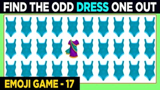 Dress Emoji Odd One Out Emoji Games No 17 | Find The Odd Emoji Out | Spot The Difference