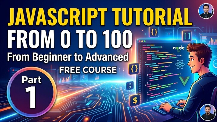 JavaScript Tutorial from 0 to 100 — Persian - -  From Beginner to Advanced | Part 1
