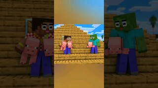 Zombie's Business Is Interrupted But He Overcomes It.Minecraft Animation #minecraft #animation