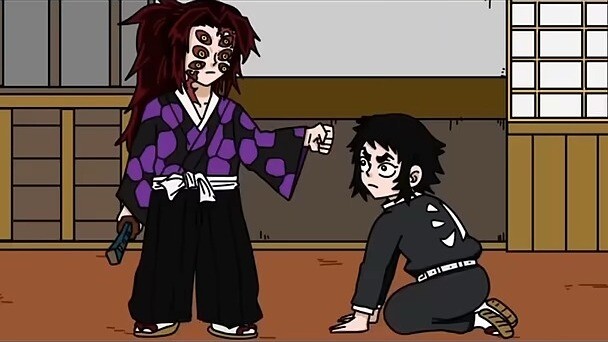 Kimetsu no Yaiba: Muzan yang memperlakukan Kyojuro seperti bayi