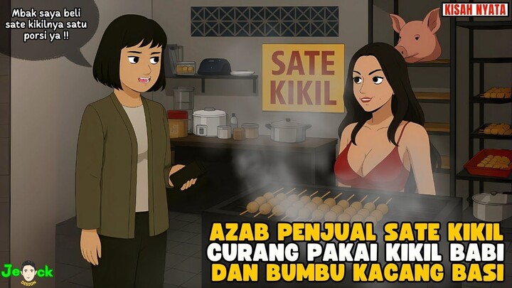 AZAB PENJUAL SATE KIKIL CURANG PAKAI KIKIL BABI DAN BUMBU KACANG BASI