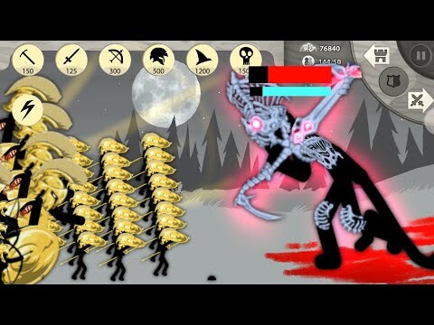 GOLDEN ARMY VS NIGHT 999 | STICK WAR LEGACY