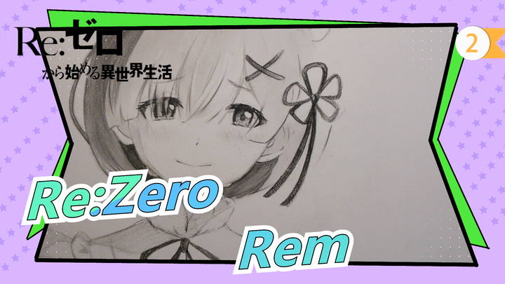 [Re: Zero] Vẽ Rem siêu đáng yêu_2