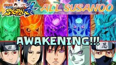 All Uchiha's Susano😱 | Mangekyou Sharingan AWAKENING!!!🔥 | NSUNS4