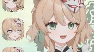 [Tampilan Model Live2D] Masuk dan sentuh ekor berbulu besar!