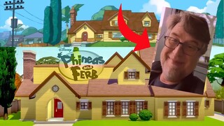 I built the Phineas and Ferb house in The Sims 4 and the creator of the show reacted to it!