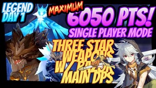 6050 DAY 1 LEGEND OF THE VAGABOND SWORD TIPS (3 STARS WEAPONS)