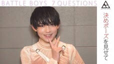 (SUB) Asai Haruto 7 Questions - BATTLE BOYS SAKURA