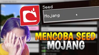 MENCOBA SEED "Mojang" DI MCPE !!! Gak nyangka isinya,Apakah seednya sangat HOKI ? 😂