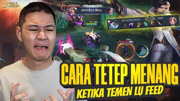 CARA GENDONG PAKE ASSASIN KETIKA TEMEN LU NGEFEED! - Mobile Legends
