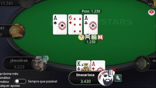GANHEI FAZENDO UMA TRINCA DE AS