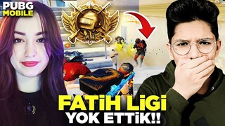 SÜMEYYE İLE FATİH LİGİNDE YOK ETTİK! - PUBG MOBİLE