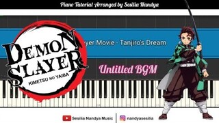 Demon Slayer: Mugen Train OST - Tanjiro's Dream | Kimetsu no Yaiba OST | Piano Synthesia Tutorial