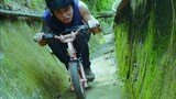 Gravity Bike - Riding a gravity bike - Wolangqueentv