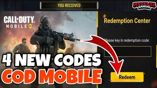 4 NEW COD Mobile Redeem CODES | CODM Codes 2021