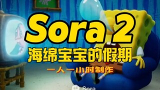 Sora2: หนึ่งคนทำได้ภายในหนึ่งชั่วโมง | SpongeBob SquarePants Vacation