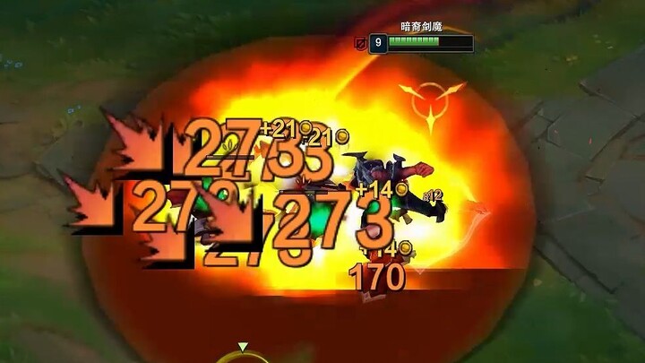 When laning against a top-lane hero who wields a long weapon, you should really go hard on them (___