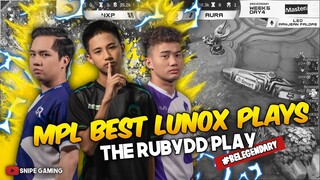 MPL BEST LUNOX PLAYS "THE RUBYDD PLAY"