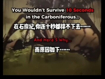 You wouldn't last ten seconds in the Carboniferous Period.