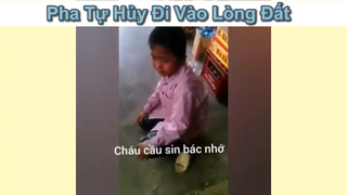 Bật chế độ tự hủy #funny #haihuoc