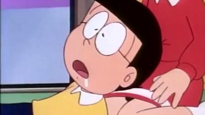 Shizuka: Why are you drooling while lying on my lap?!