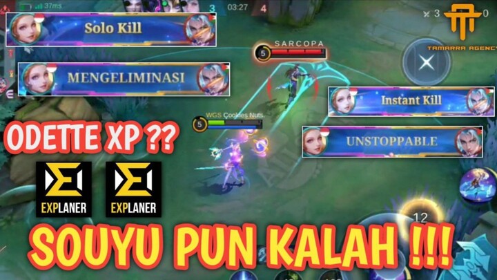 [TA] LAWAN SOUYU DI XP LANE ! ODETTE TETEP MENANG !