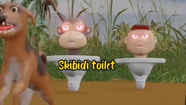 Si Monyil menjadi Skibidi Toilet