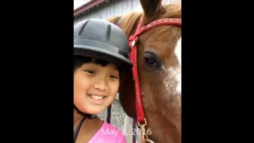 这是我在2016年的第一堂骑马课 This was my first horse riding lesson back in 2016