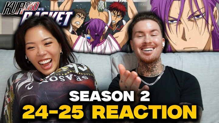 THIS FINALE WAS CRAZY! | Kuroko No Basket Season 2 Ep 24-25 Reaction