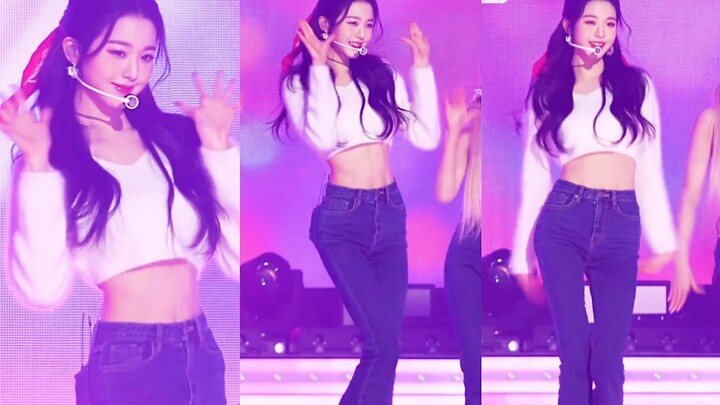 Super-defined abs! Slim waist + six-pack! IZ*ONE’s Jang Won-young’s latest CG-quality straight-on vi