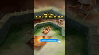 Review efek skill Yin "Eren", Fanny"Mikasa" & Martis "Levi" Skin Attack on Titan MLBB ,#mlbb